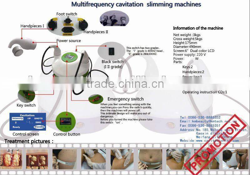 Best sales home use mini cavitation machines/ cavitation slimming machine/ ultrasound cavitation