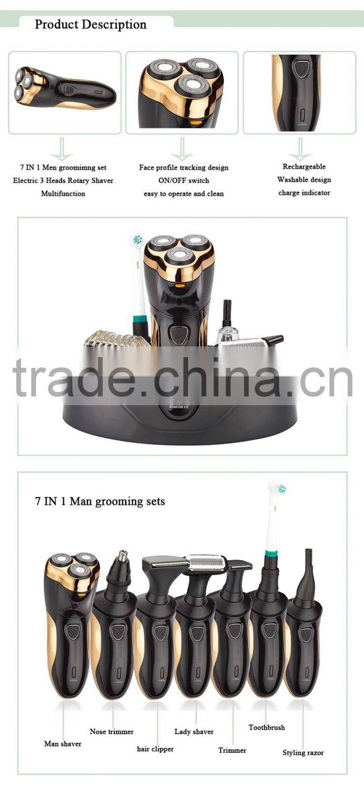 men beard groomings shaving machine for men electric shaver for men