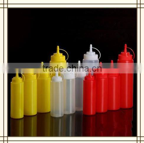 500ml plastic food grade squeeze bottle with degree scale mark for spiced beef bottle