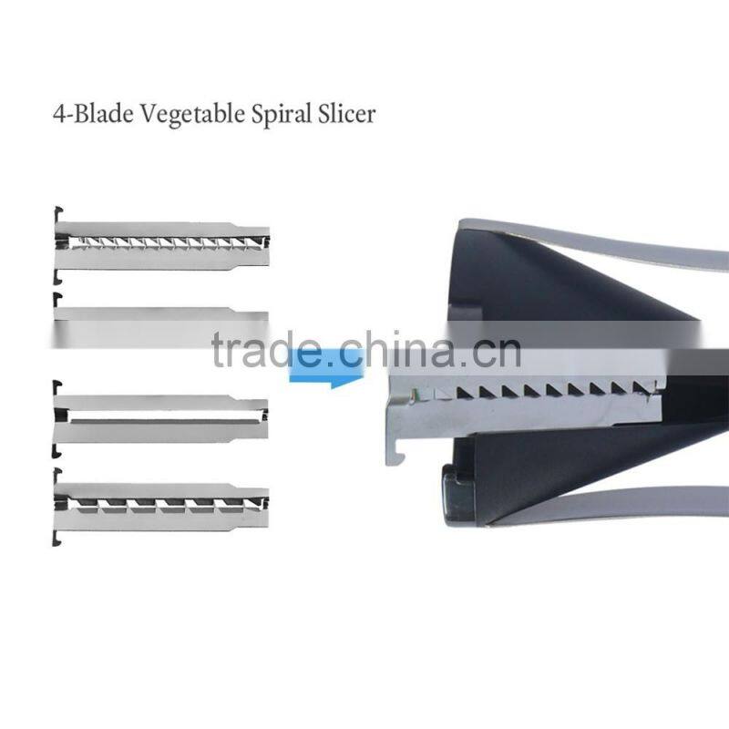 Hot sell Stainless Steel Spiral Slicer Spiral Vegetable grater Slicer