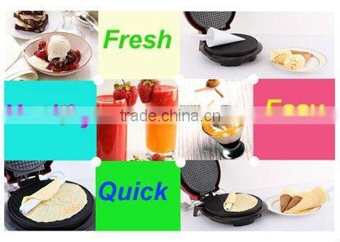 EU hot sell snack cone waffle toaster