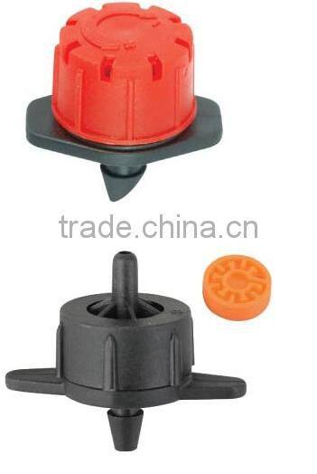 Small dripper for drip irrigation used in drip tapes