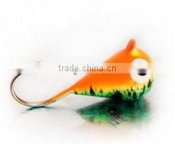 Wholesale rain drop with eye ice fishing jigs