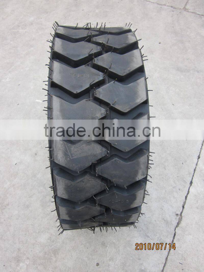 China factory used tyre skis steer tyre 10.16.5 12-16.5