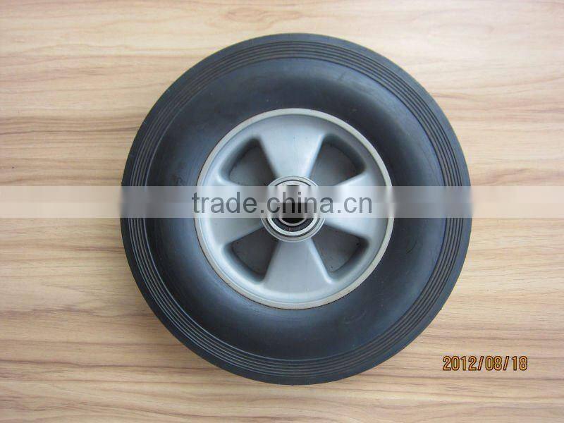 12 inch semi pneumatic rubber wheel in supplying