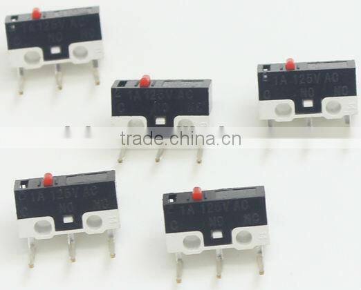 mouse micro momentary switch with no lever bent pcb terminals,KW10-Z0R