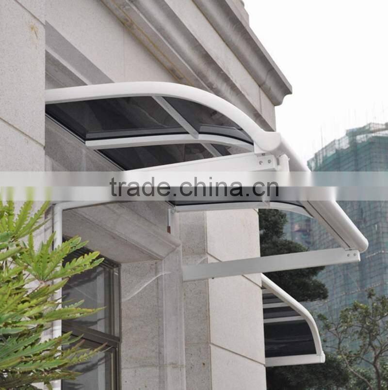 Sturdy aluminium polycarbonate patio cover, balcony canopy, outdoor patio covering