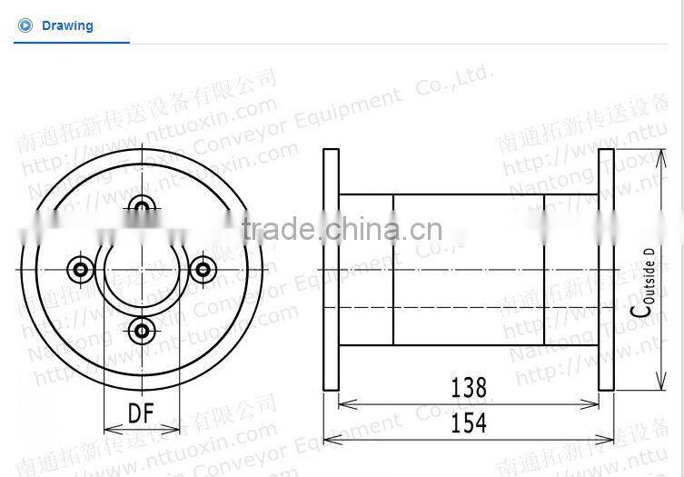 821 plastic Sprockets injection moulded for transmission conveyor