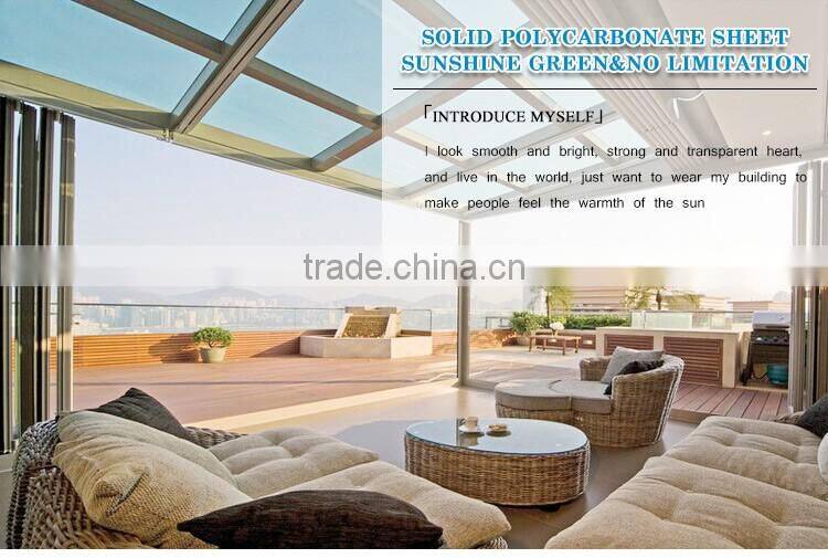 High light transmission cheap price polycarbonate glass plastic transparent sheet