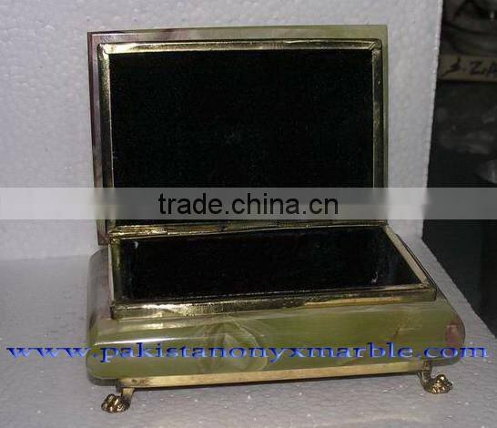 NEW STYLISH JEWELRY BOXES ONYX MARBLE HANDICRAFTS