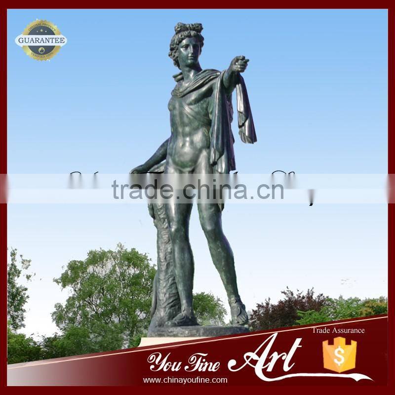 Famous Greek Bronze Apollo Statue