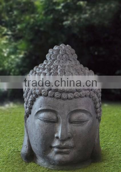 Large resin buddha head statue from China