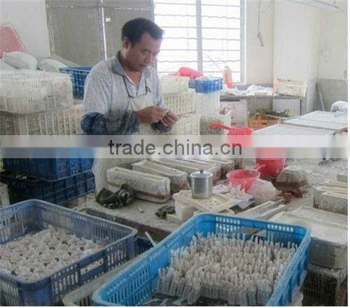 Plastic pumpkin halloween snow globe