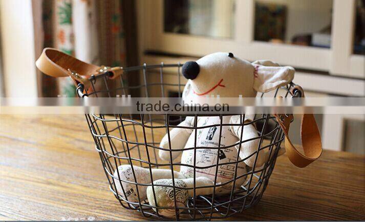 handmade wire kitchen storage basket wire basket with liner