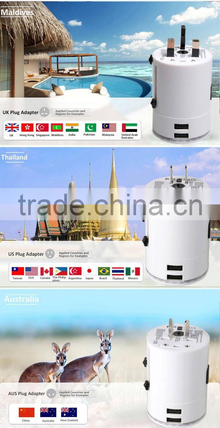 SYW-11 wedding door gift new idea multifunctional all in one USB travel adapter adaptor plugs