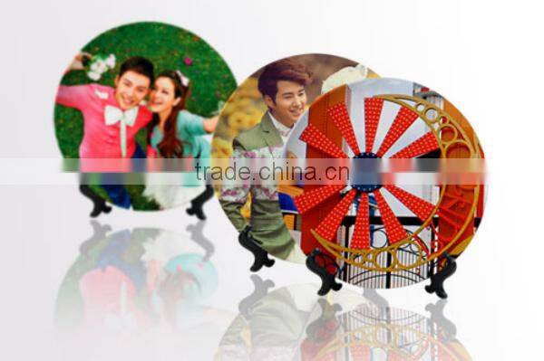 Personalized Custom Printed Sublimation 3D Blank Ceramic Plate