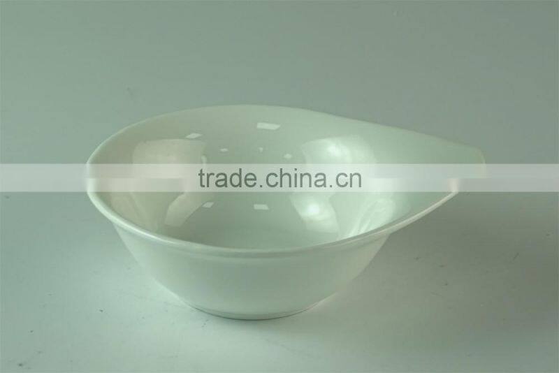 Good Quality White Relish Ceramic Soup Bowl