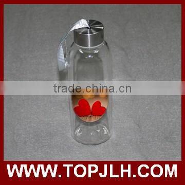 Photo printing glass bottle for water,glass water bottle for promotion