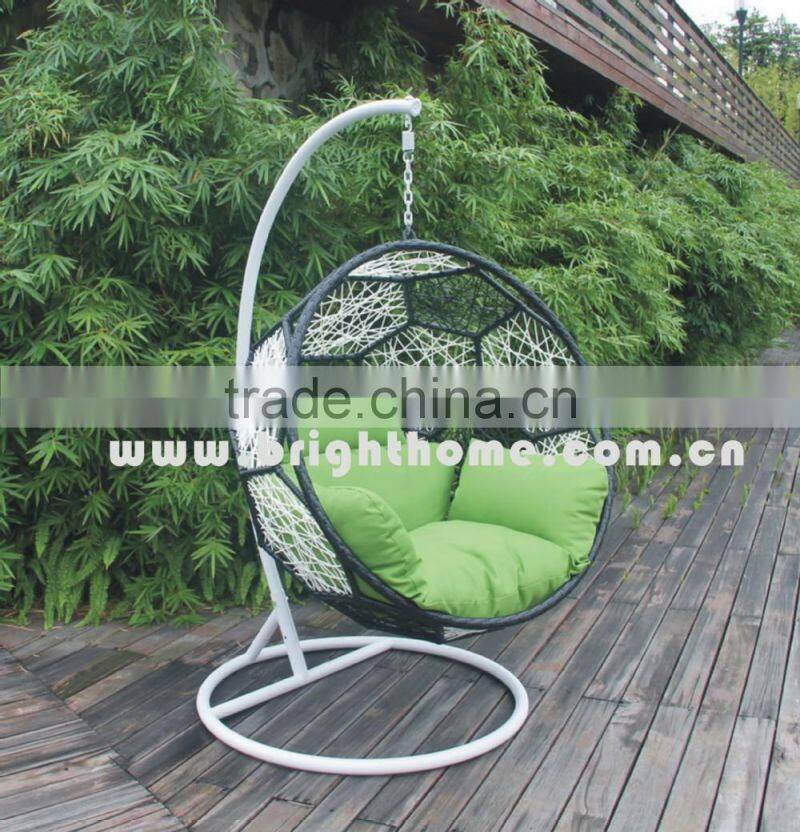 Easy Single Seat Rattan Furniture Egg Swing Chair