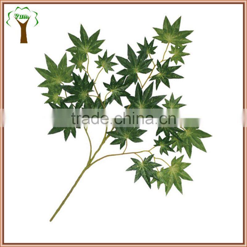 artificial maple tree branch in green color