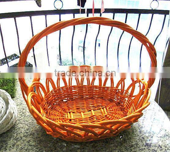 cheap wicker fruit basket / wicker bread basket (factory supplier)