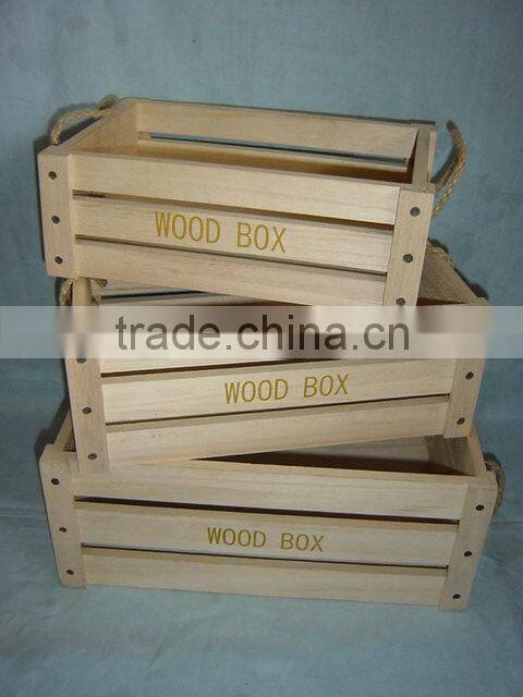 small wooden crates wholesale