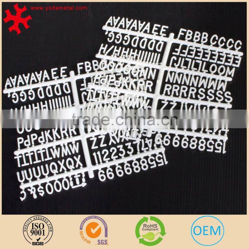 1" plastic letter set for felt letter board producer