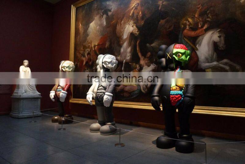 china supplier wholesale high quality fiberglass kaws statue