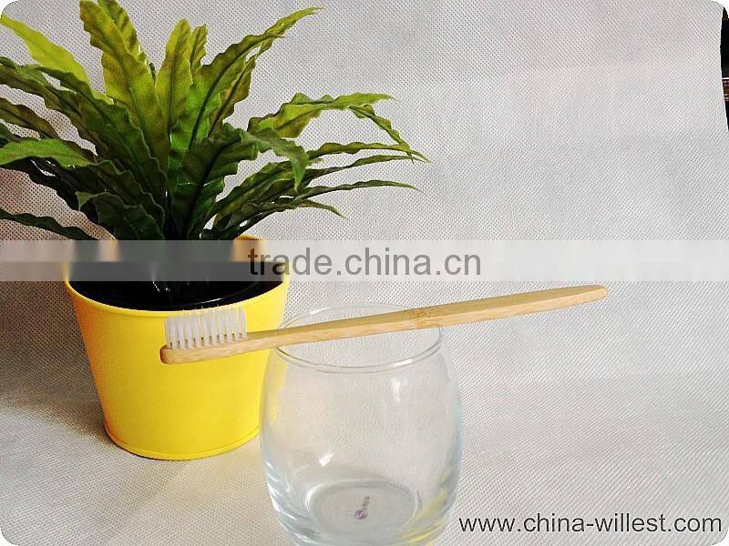 Travel toothbrush, high quality natural bamboo toothbrush