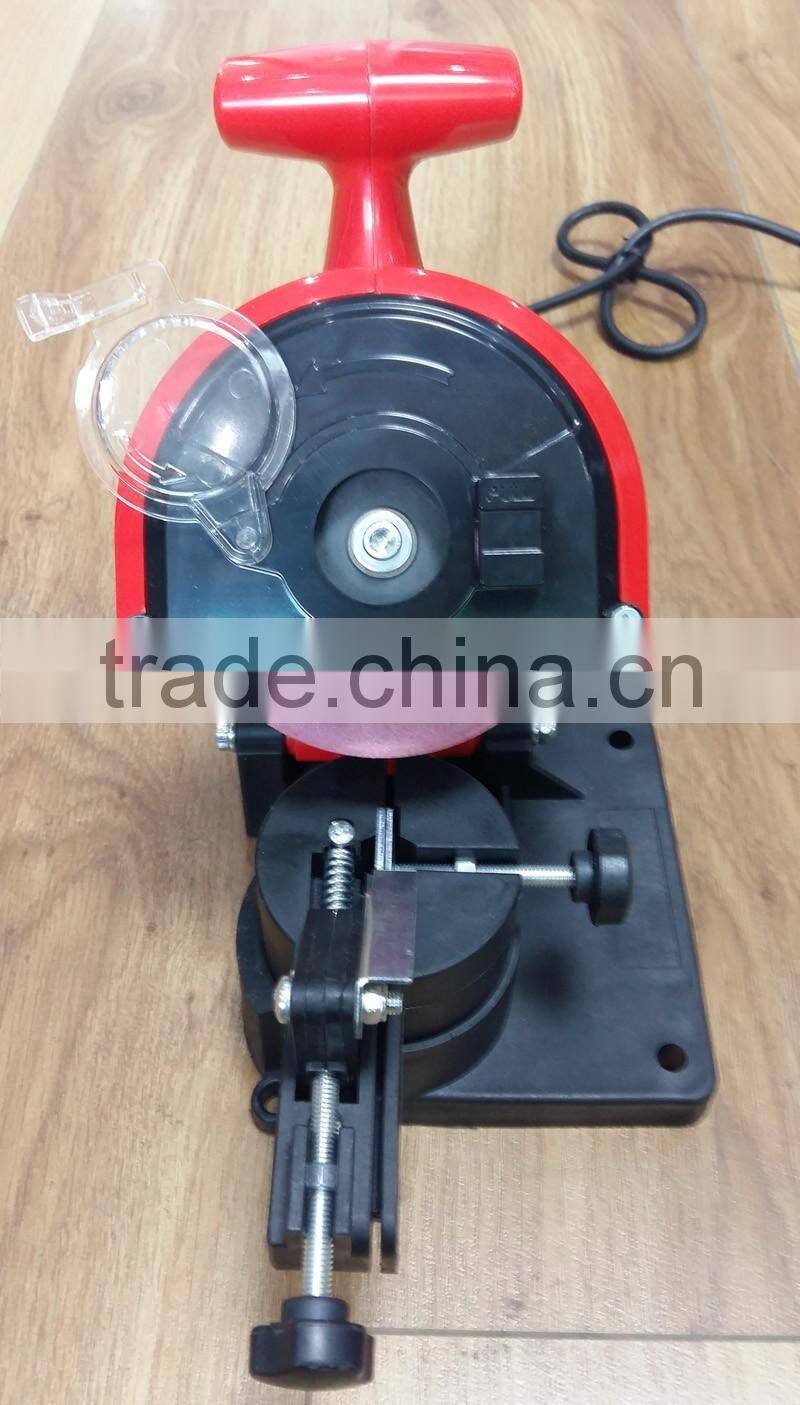 Hot Sales 100mm 250W Plastic Base Power Chainsaw Chain Sharpening Grinder Machine Tools Electric Chain Saw Sharpener