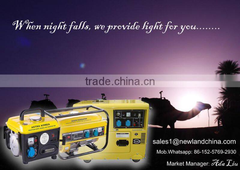 5KW single phase 100% copper wire marine diesel generator