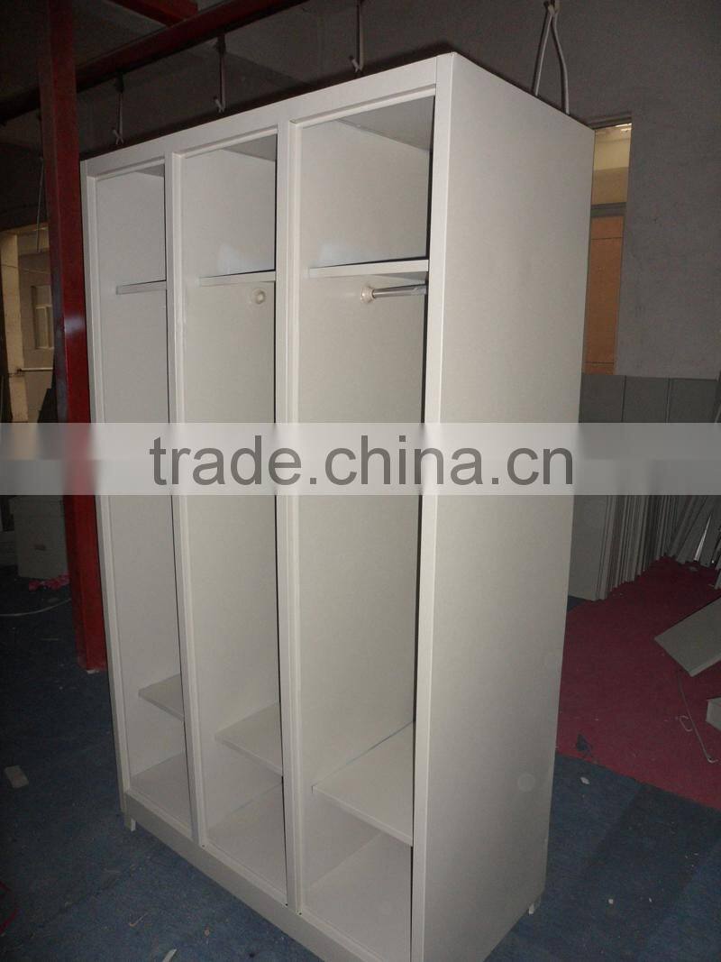Three-door Steel Locker Cabinet in Different Colors
