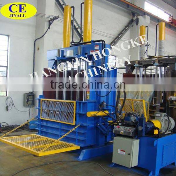 CE waste scrap tire baler