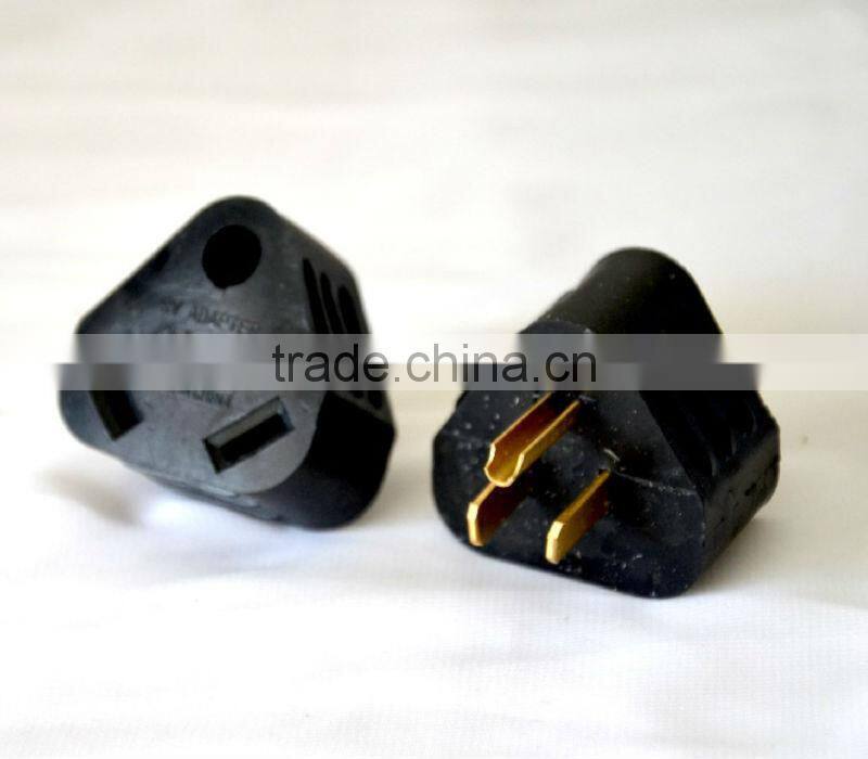 S80256 NEMA 30A-15A RV Adapter(Triangle), 30P Male to TT-15R Female RV Power Adapter