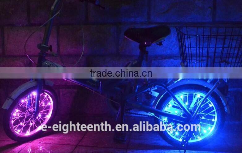 18 Neon LED Bicycle Bike Wire Tyre Wheels Spoke Light String Wire Colorful 2M