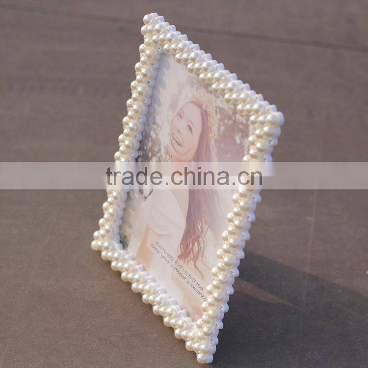 Hot Selling Wedding Photo Picture Frames Handmade Pearl Picture Frame