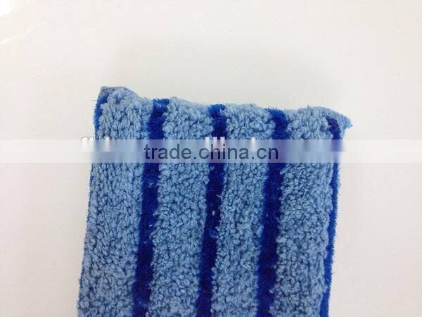 High water absorption dish scourer pad microfiber kitchen sponge