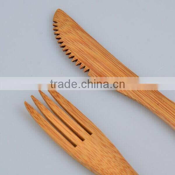 2016 Fashion bamboo butter Knife and fork