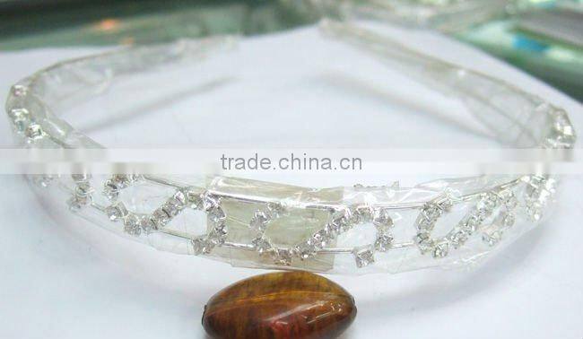 fashion Silver bridal Women Jeweled Hair Headbands