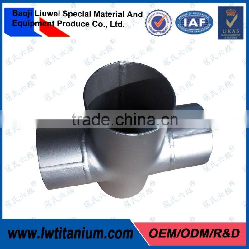 High Quality Factory Welded Titanium Connect Pipes
