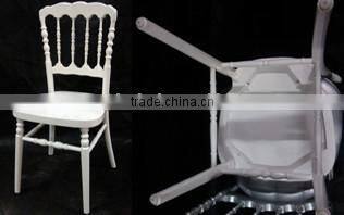 outdoor clear resin napoleon chair for wedding