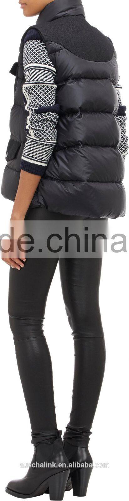 2016 new style wholesale high quality western women down vest