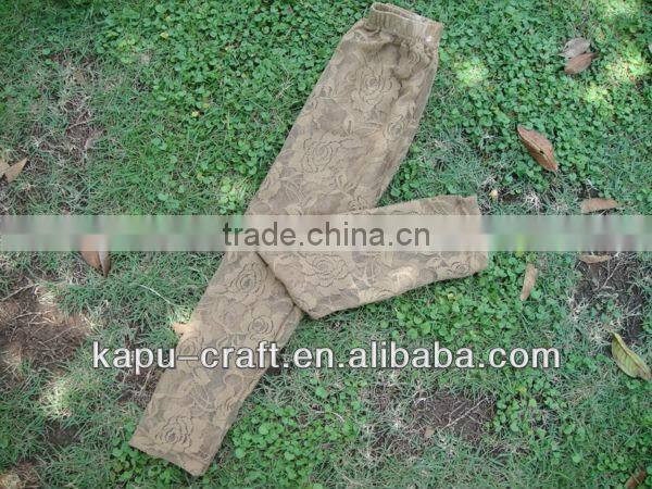 Wholesale children' clothing cheap summer baby icing leggings baby girl lace trousers