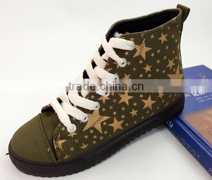 GZY Wholesale china canvas ladies shoes fashion high platform