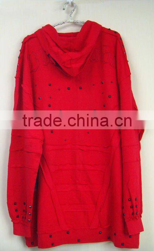 stock plus size all over print sweatshirt