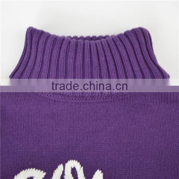 Children's turtleneck long sleeve pullover