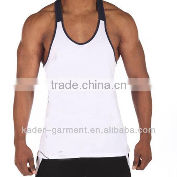 Muscle vest for men, cotton singlet supplier