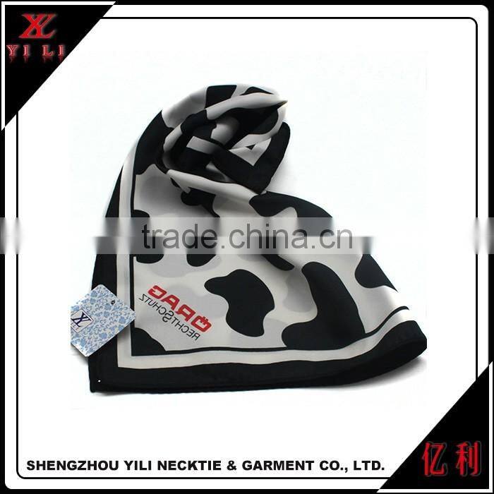 The milk cow pattern cute printing polyester scarf