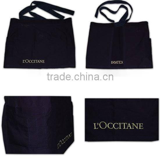 High quality cotton polyester leather work apron