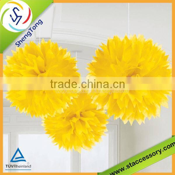 wholesale tissue paper pom poms/paper flower/paper pompoms